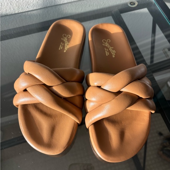 Seychelles NEW Low Key Glow Up Sandal Tan Leather Size 6 - Picture 6 of 13